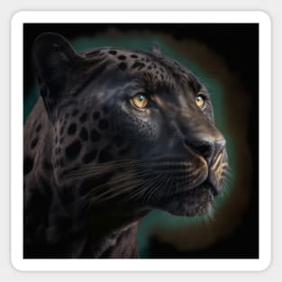 Night Time Jaguar Sticker